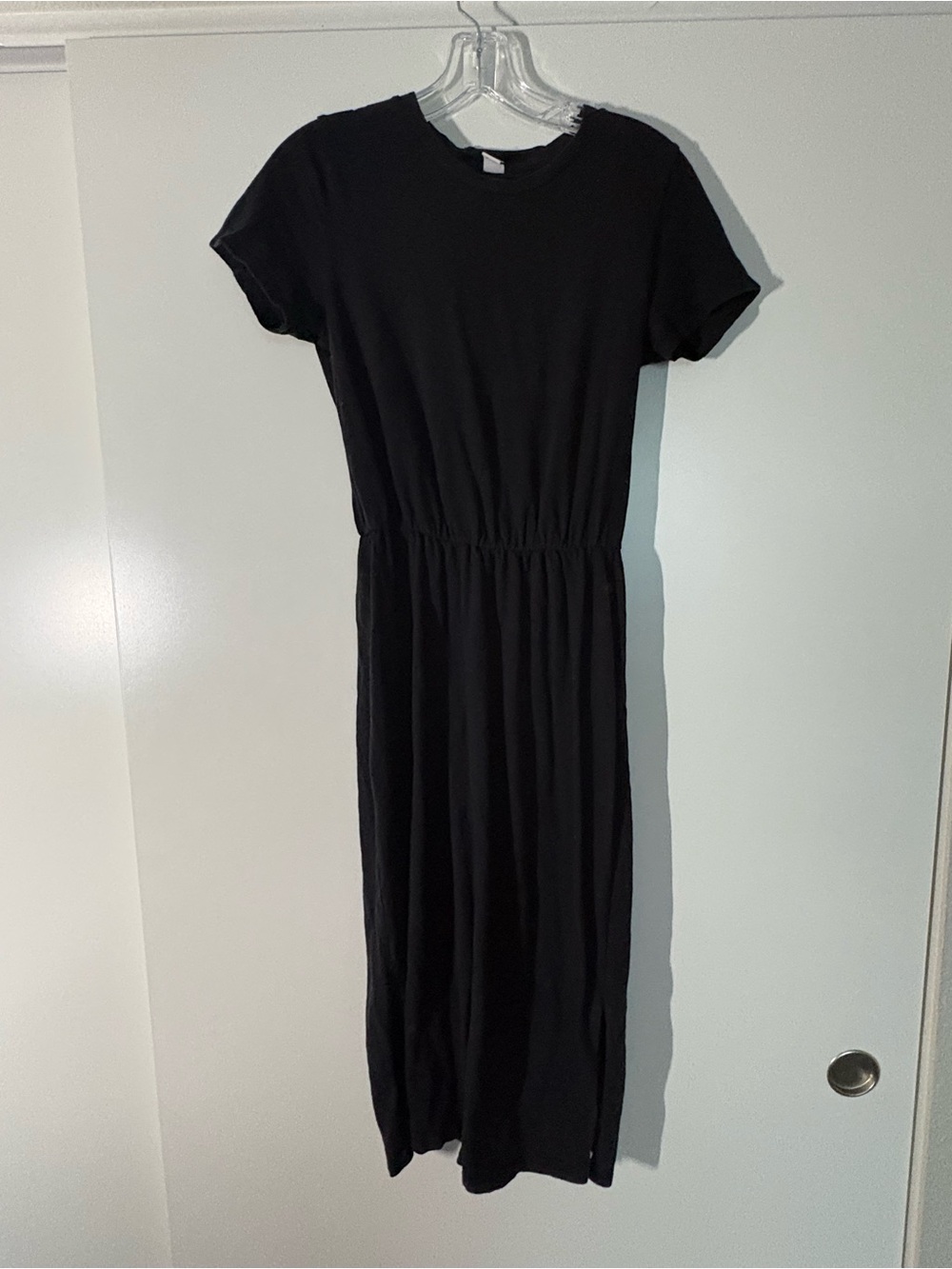 Old Navy Black Maxi Dress with Side Slits